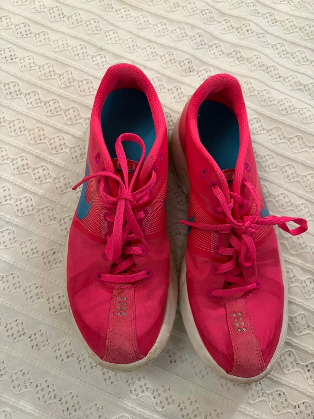 Nike LunarGlide+ 3 Pink Blue Running Shoes Women's Size 8 324903-641
